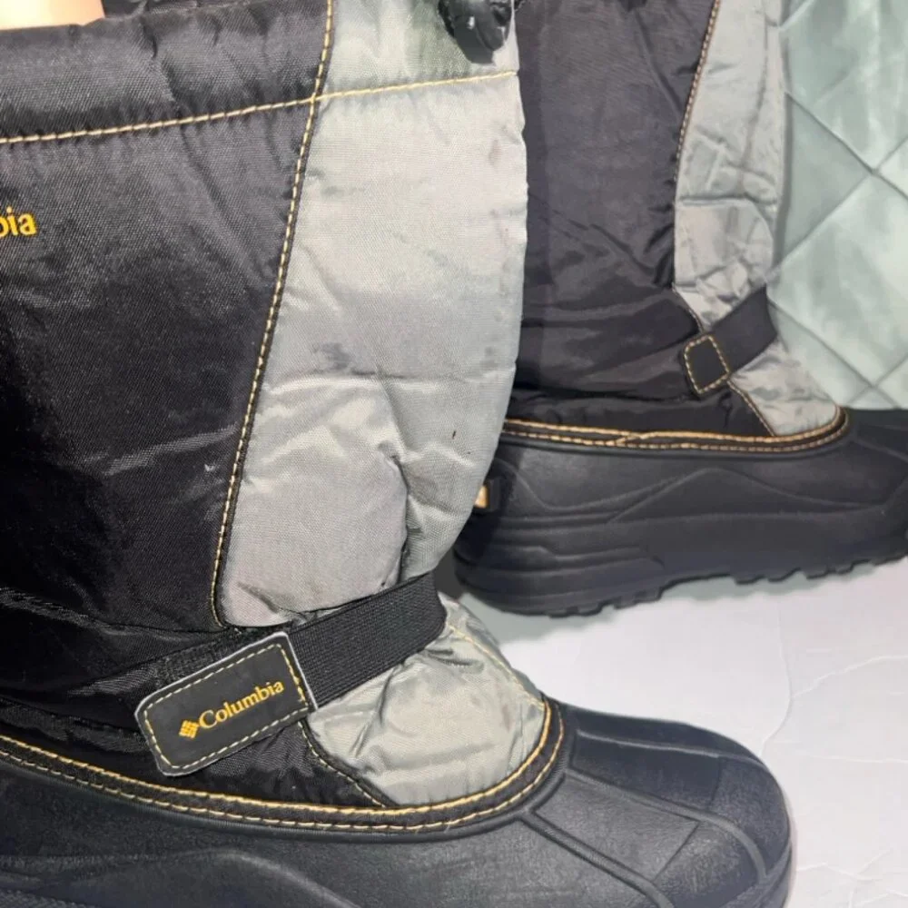 Columbia YC1145-013 Boots Powderbug‎ Plus Black Treasure Kids Size 7